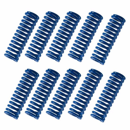 ロングスパイラルスタンピング軽荷重圧縮ダイスプリング ブルー